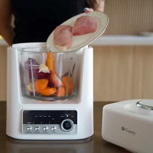 Processador Automático de Ração para Animais de Estimação - Elétrico, Ecológico, em Plástico e Aço Inoxidável para Cortar em Cubos e Desfiar, Ideal para Cozinhas Profissionais - Product Image 5