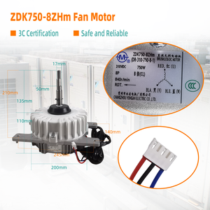 Piezas de aire acondicionado de 8 polos, motor de ventilador <span class=keywords><strong>DR</strong></span>-840-750-310-8-1, DC310V, 750 RPM, W CW - Product Image 4