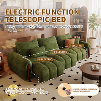 Mid Old Style Wohnzimmer Anti Cat Scratch verstellbare elektrische breite Sitz tiefe Stoff Sofa neues Modell