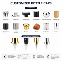 Vente en gros de flacons de parfum portables miniatures rechargeables en verre de 10 ml et 15 ml, avec vaporisateur et atomiseur, couvercle en bois, pour échantillons de parfum