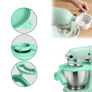Accessoires et pièces détachées pour batteur, <span class=keywords><strong>couvercle</strong></span> anti-éclaboussures en silicone, fournitures de pâtisserie pour la cuisine, compatible avec les modèles à <span class=keywords><strong>bol</strong></span> relevable, outil de pâtisserie - Product Image 5