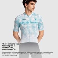 Tenue de cyclisme d'été pour homme, légère, respirante, à séchage rapide, maillot de vélo à manches courtes en nylon/cachemire 92g, très élastique, pour la route