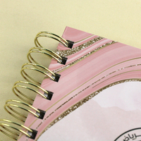 Échantillon gratuit reliure d'impression de livre personnalisé quotidien santé mentale auto-soin Journal planificateur organisateur carnet de notes à spirale pour cadeaux