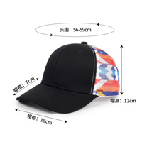 Topi Trucker Jaring 5 Panel Bordir 3D Logo Kuda Bahan Katun Vintage, Topi Baseball Outdoor, Grosir OEM, MOQ 50
