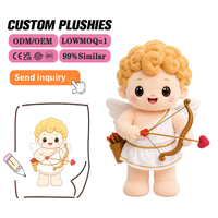 Peluche personnalisée chat mignon, animal en peluche OEM ODM, poupée en peluche douce personnalisée, oreiller chat cœur, cadeau pour enfants