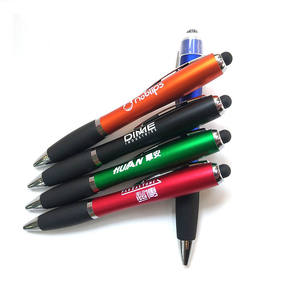 Stylo bille multifonction 3-en-1 personnalisé avec lumière LED pour promotion - Product Image 1