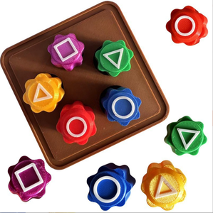 Ensemble de jeu coréen traditionnel Gonggi Jack Stone Pebbles (5 pièces) pour filles, jouet anti-stress pour attraper et lancer des pierres - Product Image 1