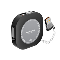 Kabel USB-C Tipe C 4 in 1 Retractable 100W 60W Pengisian Cepat 60W 27W USB A Transmisi Data untuk Pengisi Daya iPhone
