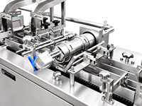 Ligne de remplissage automatique de crème pour biscuits sandwich, machine de production de boulangerie en acier inoxydable, certifiée CE pour les usines alimentaires
