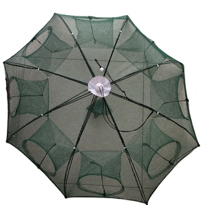 Cheap 6/8/10 Holes Umbrella Type Fish Shrimp Crab <strong>Lobster</strong> Trap <strong>Pots</strong> <strong>for</strong> <strong>Sale</strong> - Product Image 1