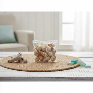 Llavero Ecológico para Monedas con Diseño de Concha Marina y Serigrafía Simple - Product Image 1