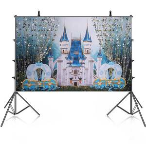 Bébé 1er <span class=keywords><strong>anniversaire</strong></span> fête décors pour fille gâteau Smash photographie photographique princesse arrière-plans pour Photos Studio accessoires - Product Image 4