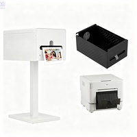 Support d'imprimante métallique à installation rapide compatible avec les appareils photo RX1HS DS620 P525L, housse de photomaton intégrée, impression instantanée, garantie 1 an