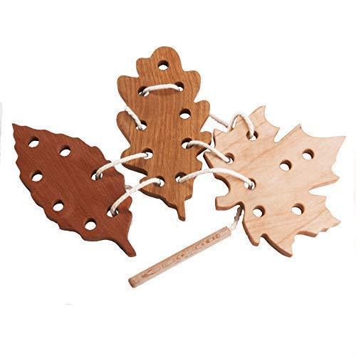 Educational and Learning Wooden Threading Toys
