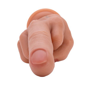 قضيب اصطناعي فائق النعومة على شكل إصبع الوسطاء، قضيب اصطناعي محاكي للإصبع، أداة استمناء نسائية، ألعاب جنسية مثيرة من السيليكون بالجملة - Product Image 1