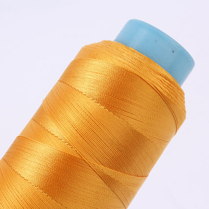 Colores Filamento continuo de alta tenacidad Tex90 420D/3 Costura de cuero Poliéster Máquina industrial Hilo 100g - Product Image 6