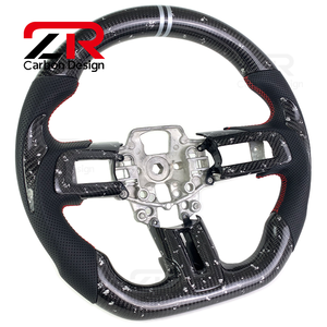 Volant personnalisé en fibre de carbone pour <span class=keywords><strong>Ford</strong></span> <span class=keywords><strong>Mustang</strong></span> S550 5.0L Shelby GT350 GT500 R 2015 2016 2017 2018 2019 2020 2021 2022 2023 - Product Image 4