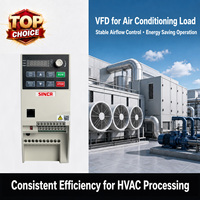 Alto rendimiento 0.75KW a 4KW AC Drive Convertidor de frecuencia monofásico a trifásico Entrada de 220V Salida de 380V VFD para control de motor