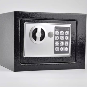Small Household Mini Steel Safe With Electronic <b>Digital</b> <b>Lock</b> And Key Money Bank Security Box - Product Image 1