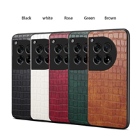 Étui de téléphone sans fil antichoc en cuir PU imitation crocodile personnalisé, fabrication directe d'usine OEM/ODM pour la série OnePlus