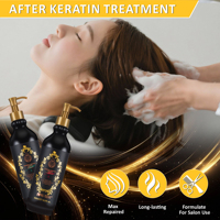 Système de Shampooing et Après-Shampooing à la Kératine Équilibré au pH pour des Cheveux Forts, Sains et Soyeux, Personnalisable pour les Soins à la Kératine
