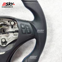 Volant sport M personnalisé de la série E pour BMW E60 X5 E70 X6 E71 E81 E82 E83 E84 E85 E87 E88 E89 E90 E91 E92 E93 M3 M5