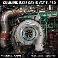 توربو HE551V من المصنع مباشرة 2835473 4043448 4089647 لمحركات كامنز ISX15 QSX15 وشاحنات بيتربيلت وكينوورث VGT