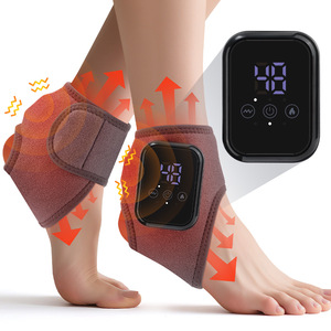 Masajeador de tobillos EMS con calor y soporte ajustable para alivio de tendinitis en oficinistas - Product Image 4