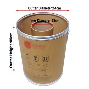 CH - Grand tambour en fibre métallique de qualité industrielle, capacité 400 kg, diamètre 54 cm, possibilité de personnalisation non standard - Product Image 2