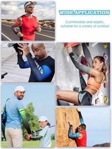 Custom Printed Eco-Friendly Spandex/Polyester Unisex Seamless Sports <b>Arm</b> <b>Sleeve</b> Sets Quick-Dry Anti-Bacterial Outdoor Cycling - Product Image 6