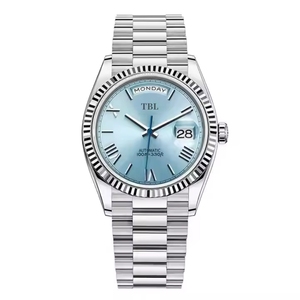 <span class=keywords><strong>Montre</strong></span> pour homme en acier inoxydable de luxe, neuve, de <span class=keywords><strong>marque</strong></span> OEM, étanche à 100 m, mouvement japonais, <span class=keywords><strong>automatique</strong></span>, mécanique - Product Image 2