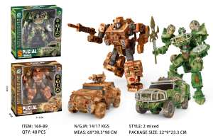 Nouveau Design Déformation Robot Jouets Manuel Variant Militaire <span class=keywords><strong>Combat</strong></span> Véhicule Modèle Camion Transformer Robot Jouet Voiture pour Enfants - Product Image 6