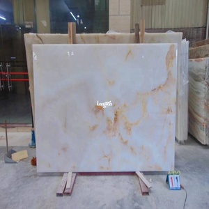 Rebanadas de piedra de ágata blanca Piedra de ónix de azulejo de pared de piedra natural moderna moderna - Product Image 4