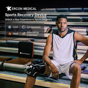 Masseurs de genou portables Machine de thérapie par la chaleur froide pour le soulagement de la douleur Récupération sportive Genouillères de coude musculaire avec 5 modes de thérapie - Product Image 4