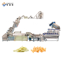Ligne de production commerciale entièrement automatique pour la fabrication de chips de pommes de terre, de frites et de flocons de pommes de terre, équipement de production congelée