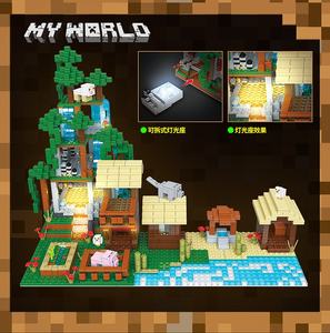 ของเล่นเด็กผู้ชายเพื่อสร้างโลกของฉันโมเดลการประกอบผู้พิทักษ์หมู่บ้านมังกรเงา - Product Image 2