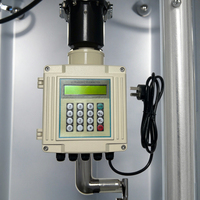 Pengukur aliran ultrasonik, penjepit eksternal presisi tinggi (+/-2%), pengukur aliran ultrasonik, tampilan Digital LCD 4-20mA/RS485 Output IP65/IP68 perlindungan untuk