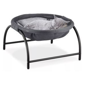 Erhöhte Katze Hängematte hängen Korb Liege Haustier Bett Runde angehoben Katze Bett stehen - Product Image 1