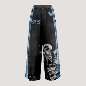 Nhà sản xuất quần áo streetwear tùy chỉnh Áo hoodie dáng rộng cổ trễ in hình kỹ thuật số DTG, kiểu vintage, xước, phai màu acid - Product Image 5