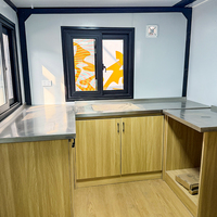 Maison conteneur pliable et extensible, étanche, isolée, résistante aux ouragans, 20 pieds, 40 pieds, design moderne, utilisation hôtelière