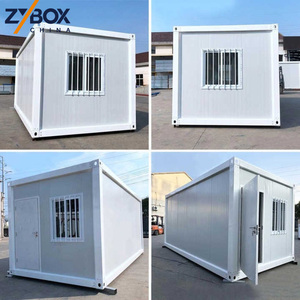 Villa/Hotel Contenedor Contemporáneo Prefabricado con Panel Sándwich de Acero en Forma de A de 20 y 40 pies, Casas Contenedor Certificadas CE para EE. UU. y Australia - Product Image 2