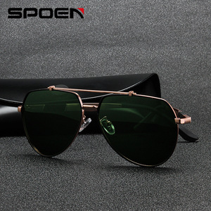 Gafas de Sol de Piloto SPOEN, Rectangulares, Polarizadas, UV400, Montura Completa, Unisex, para Conducir - Product Image 2