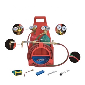 <strong>Welding</strong> Equipment Portable Oxygen Acetylene <strong>Welding</strong> Cutting Torch Tank <strong>Kit</strong> UW-1515A - Product Image 1