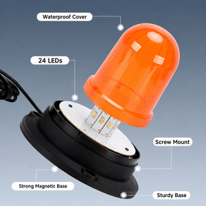 Luci di Segnalazione Stradale LED Personalizzabili e Mobili per Costruzioni con Alimentazione <span class=keywords><strong>a</strong></span> Batteria/Solare/Rete Elettrica in Materiale PC/ABS - Product Image 4