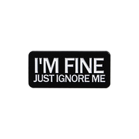Épinglette en émail 'Je suis bien, laissez-moi tranquille' avec broches en métal, motif 'Si c'est trop fort, vous êtes trop vieux', 'Je ne peux pas être bien tout le temps', badge de revers, cadeau