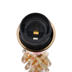 <strong>Living</strong> <strong>Room</strong> Nordic Modern Corner Standing <strong>Lamp</strong> Gold Metal <strong>Tall</strong> Floor <strong>Lamp</strong> with Black Cotton Shade - Product Image 6