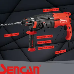 Sencan 850W Electric Rotary Hammer Drill Machine 26mm Power Hammer Drills With CE Certificate Manufactured In China