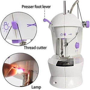 Hot Sell <strong>Handheld</strong> Mini <strong>Sewing</strong> <strong>Machines</strong> Electric Tailor Domestic Home Use USA EU <strong>UK</strong> Plug Electric Mini <strong>Sewing</strong> <strong>Machine</strong> - Product Image 2