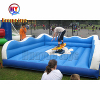 Machine de simulation de sport gonflable en PVC, jeu de surf gonflable, planche de surf mécanique à vendre