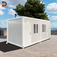 Petite maison sur roues bon marché Preuve des ouragans Petite maison préfabriquée en conteneur de 20 pieds